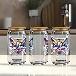 Venezuela Champions 2026 Glass Can Baseball Lover Home Plate Drip TS11 Print Your Wear
