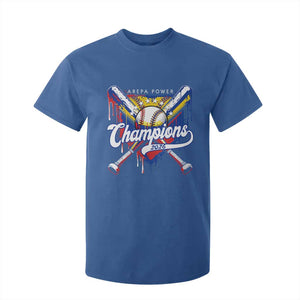 Venezuela Champions 2026 T Shirt For Kid Baseball Lover Home Plate Drip TS11 Royal Blue Print Your Wear