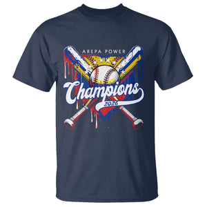 Venezuela Champions 2026 T Shirt Baseball Lover Home Plate Drip TS11 Navy Print Your Wear