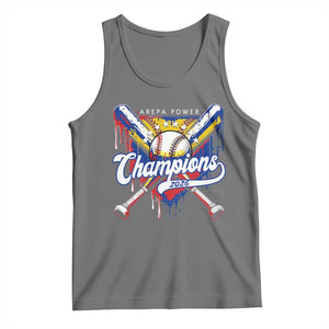 Venezuela Champions 2026 Tank Top Baseball Lover Home Plate Drip TS11 Black Heather Print Your Wear