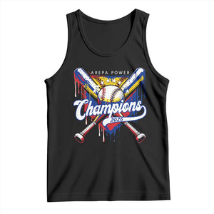 Venezuela Champions 2026 Tank Top Baseball Lover Home Plate Drip TS11 Black Print Your Wear