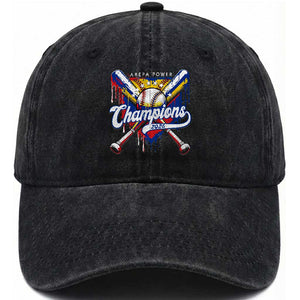 Venezuela Champions 2026 Washed Cotton Baseball Cap Baseball Lover Home Plate Drip TS11 Print Your Wear