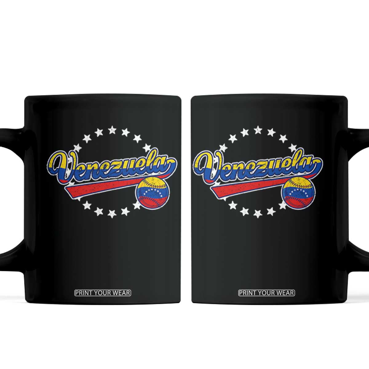 Venezuela Baseball Jersey Venezuelan Sport Fan Coffee Mug TS11 Black Print Your Wear