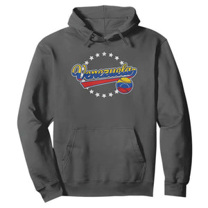 Venezuela Baseball Jersey Venezuelan Sport Fan Hoodie TS11 Dark Heather Print Your Wear