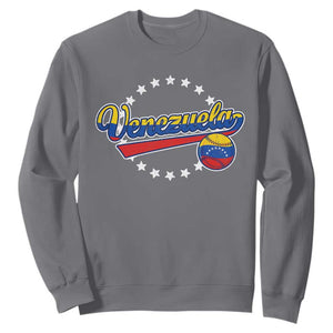 Venezuela Baseball Jersey Venezuelan Sport Fan Sweatshirt TS11 Charcoal Print Your Wear