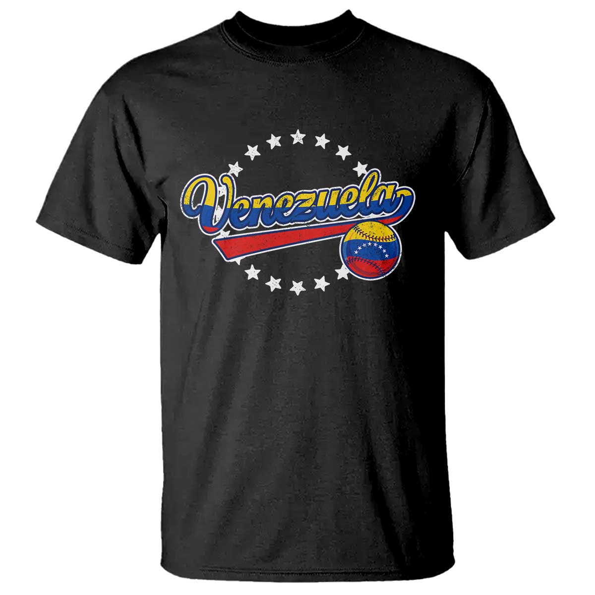 Venezuela Baseball Jersey Venezuelan Sport Fan T Shirt TS11 Black Print Your Wear