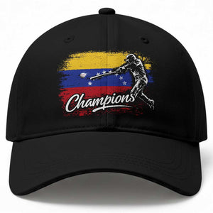 Venezuela Champions Baseball Batter Venezuelan Sport Fan Baseball Cap TS11 Print Your Wear