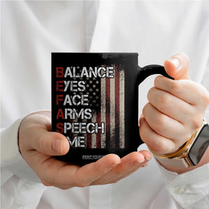 Stroke Awareness Coffee Mug BEFAST Stroke Symptoms Vintage American Flag TS11 Print Your Wear