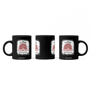 In May We Wear Red Stroke Awareness Coffee Mug Bleach Effect TS11 Print Your Wear