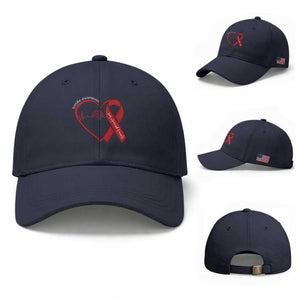Stroke Awareness Baseball Cap Stroke Survivor Warrior Brain Attack TS11 Baseball Cap Universal Fit Navy Print Your Wear