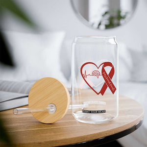 Stroke Awareness Glass Can Stroke Survivor Warrior Brain Attack TS11 Print Your Wear