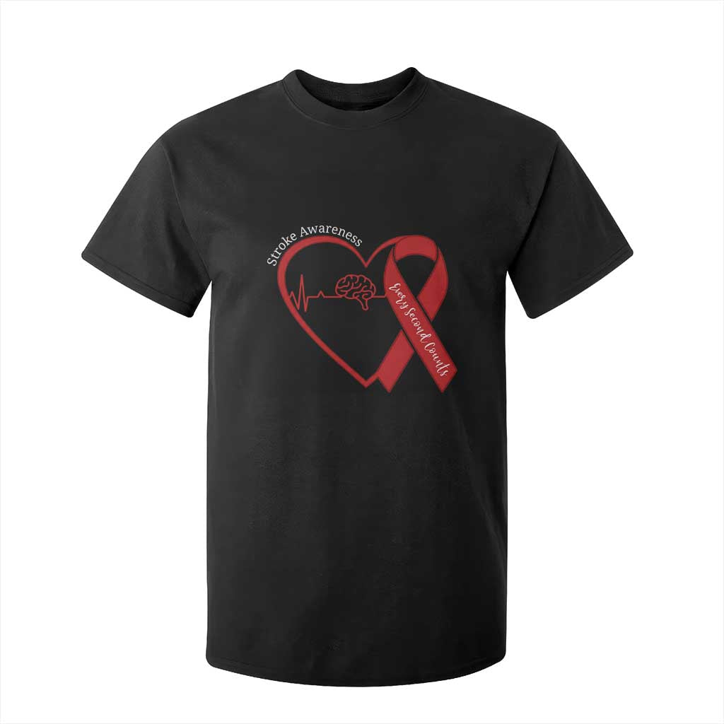 Stroke Awareness T Shirt For Kid Stroke Survivor Warrior Brain Attack TS11 Black Print Your Wear