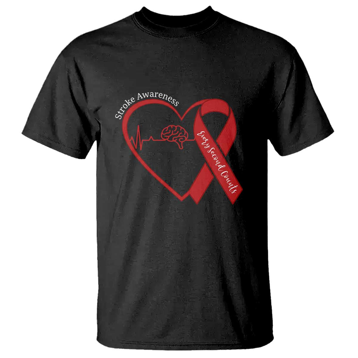 Stroke Awareness T Shirt Stroke Survivor Warrior Brain Attack TS11 Black Print Your Wear