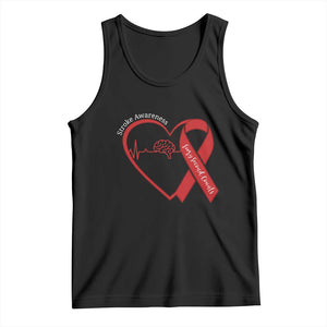 Stroke Awareness Tank Top Stroke Survivor Warrior Brain Attack TS11 Black Print Your Wear
