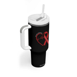 Stroke Awareness Tumbler With Handle Stroke Survivor Warrior Brain Attack TS11 Print Your Wear