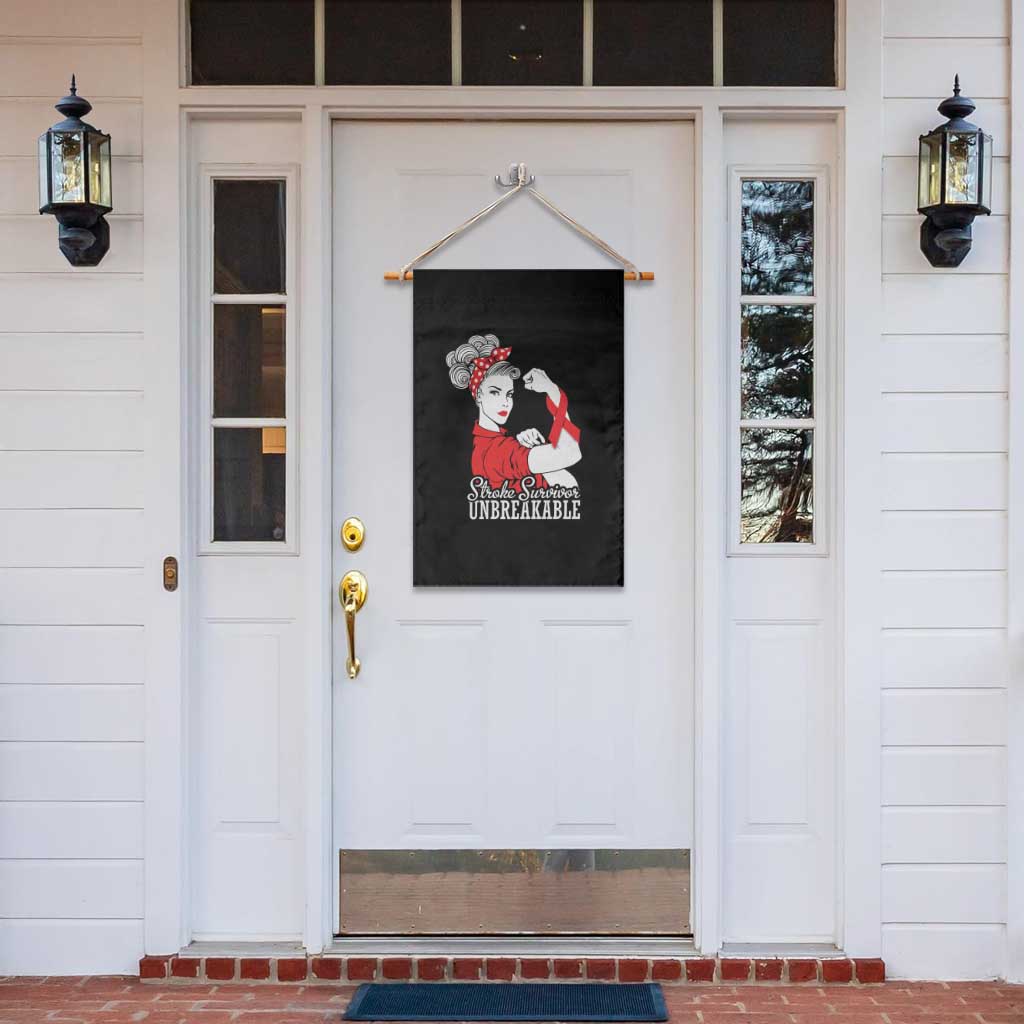 Stroke Survivor Unbreakable Garden Flag Stroke Awareness Gift TS11 Print Your Wear