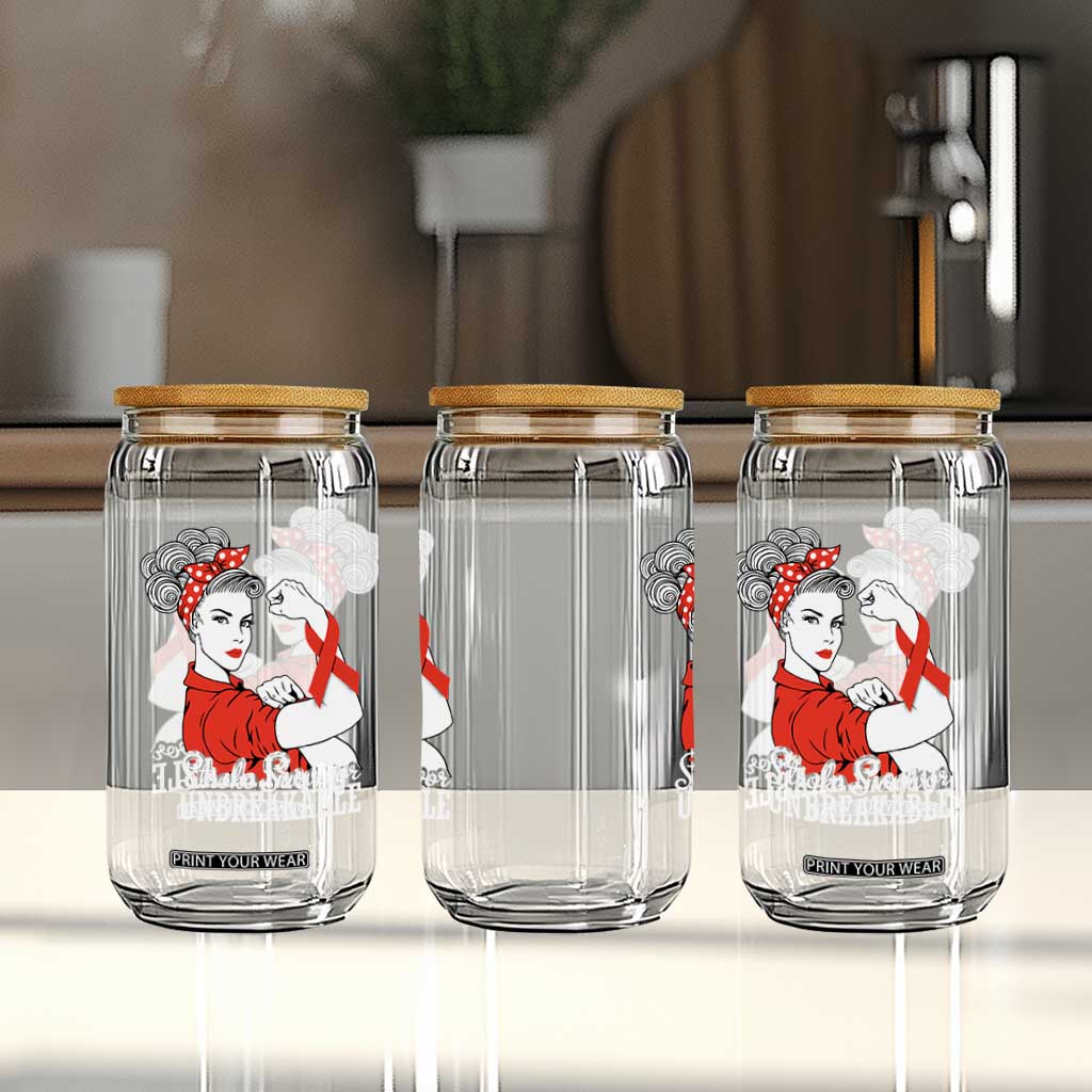 Stroke Survivor Unbreakable Glass Can Stroke Awareness Gift TS11 Print Your Wear