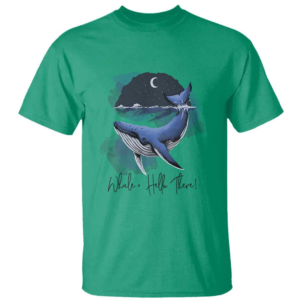 52-Hertz Whale Lover T Shirt Hello There Marine Biologist TS11 Irish Green Print Your Wear