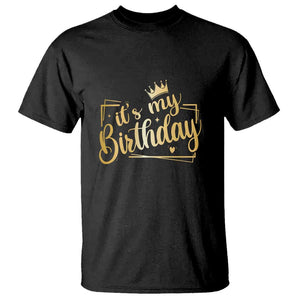 It's My Birthday Party T Shirt B-day Squad Crown TS11 Black Print Your Wear