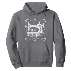 Sewing Lover Hoodie Sewciopath Quilter Sewing Machine TS11 Charcoal Print Your Wear