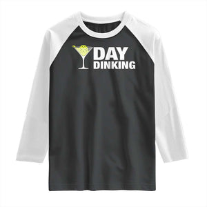 Funny Pickleball Raglan Shirt Day Dinking Pickle Ball Player TS11 Black White Print Your Wear