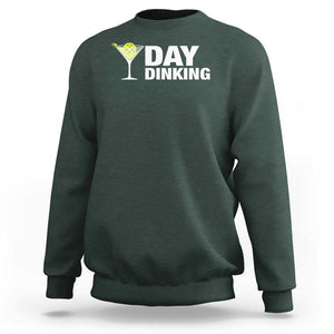 Funny Pickleball Sweatshirt Day Dinking Pickle Ball Player TS11 Dark Forest Green Print Your Wear