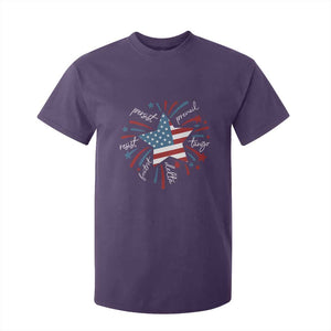Funny 4th of July Fireworks Foxtrot Delta Tango T Shirt For Kid TS11 Purple Print Your Wear