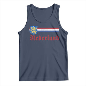 Nederland Holland Emblem Lion Vintage Dutch Flag Tank Top TS11 Navy Print Your Wear