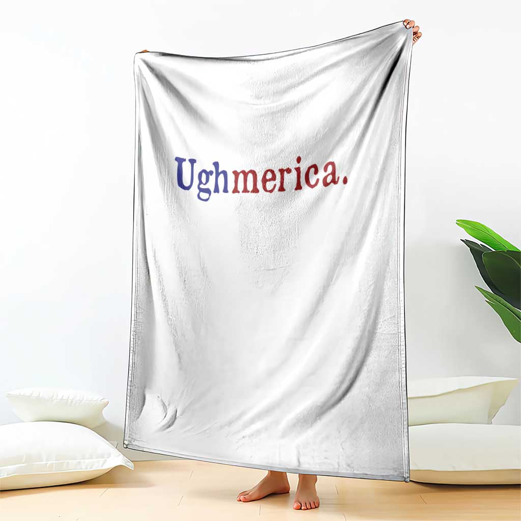 Ughmerica Liberal 4th of July Political Independence Day Throw Blanket TS11 Print Your Wear