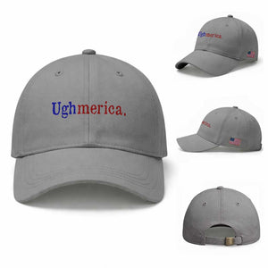 Ughmerica Liberal 4th of July Political Independence Day Baseball Cap TS11 Baseball Cap Universal Fit Sport Gray Print Your Wear