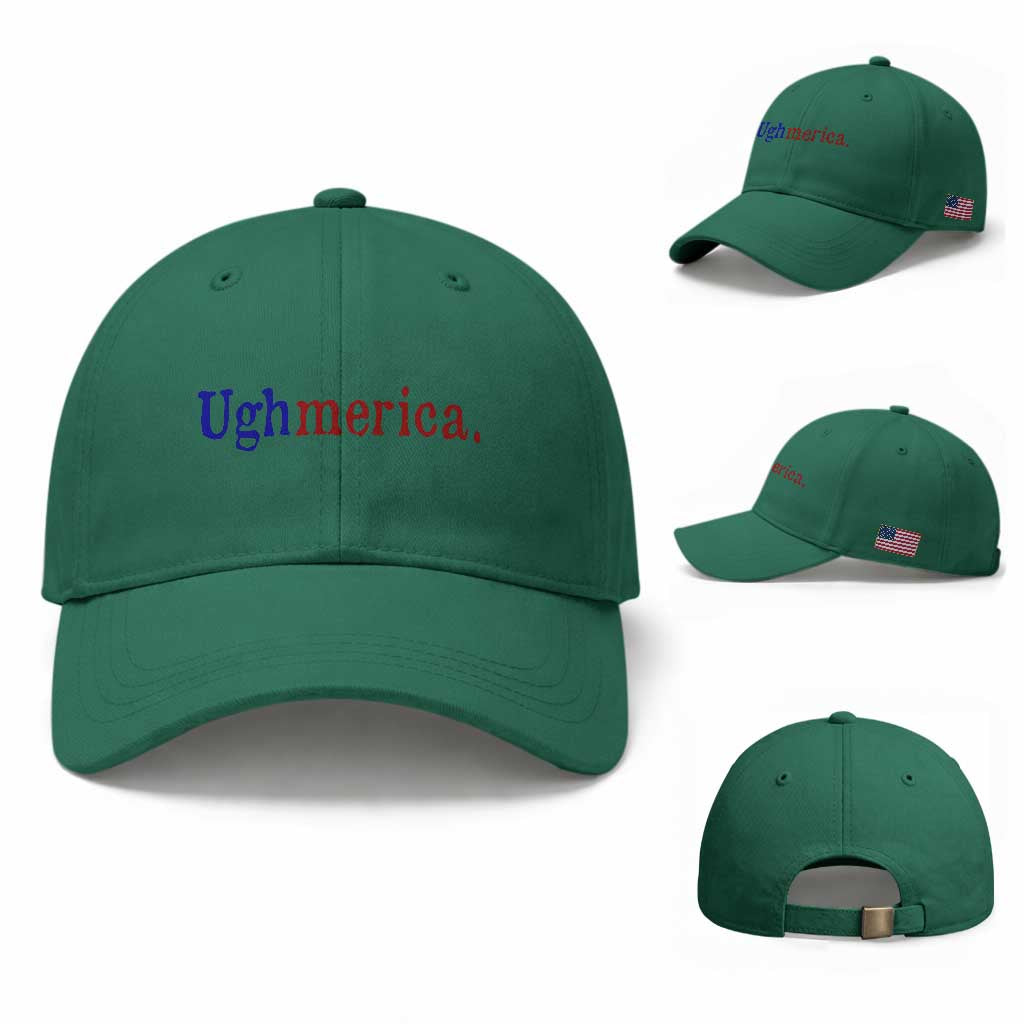 Ughmerica Liberal 4th of July Political Independence Day Baseball Cap TS11 Baseball Cap Universal Fit Irish Green Print Your Wear