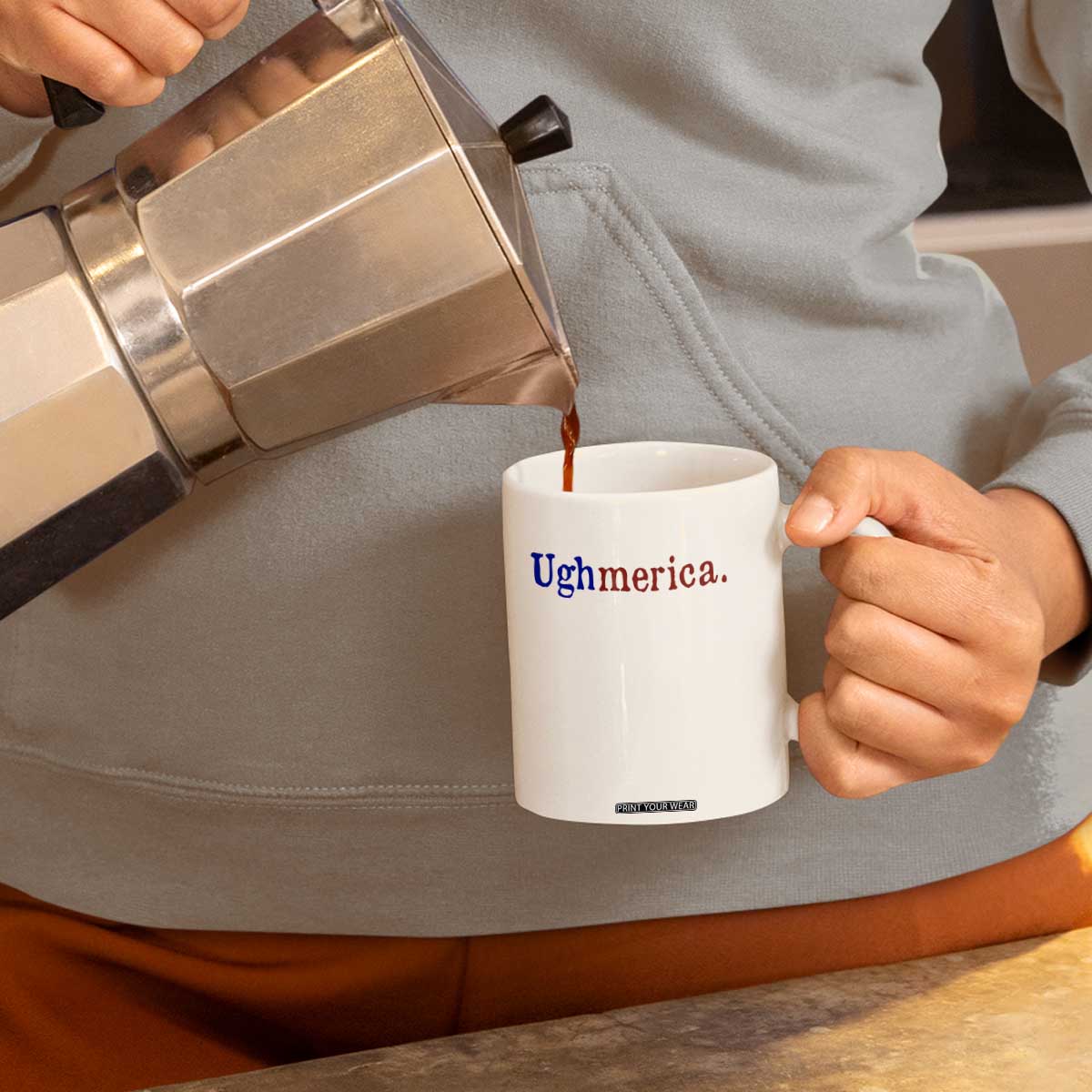 Ughmerica Liberal 4th of July Political Independence Day Coffee Mug TS11 Print Your Wear