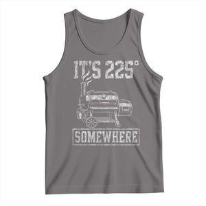 It Is 225 Somewhere Funny BBQ Smoker Grill Tank Top TS11 Deep Heather Print Your Wear