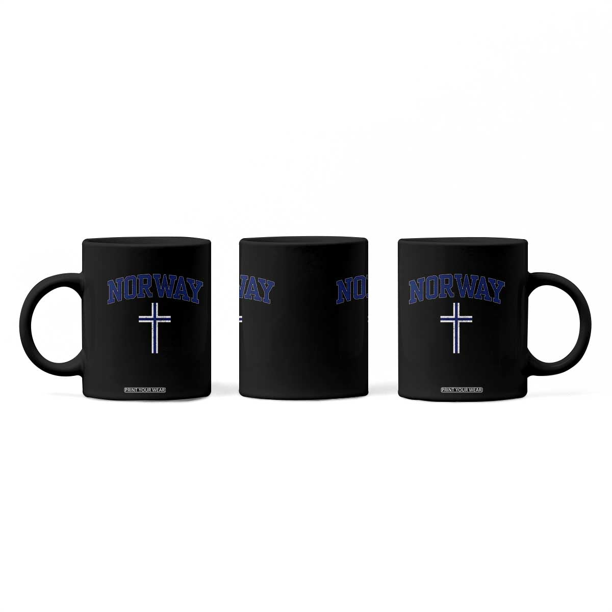 Norway Vintage Soccer Design The Nordic Cross Flag Coffee Mug TS11 Print Your Wear