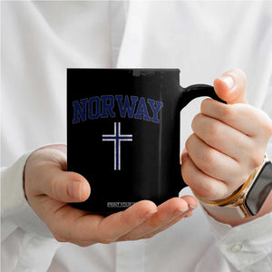 Norway Vintage Soccer Design The Nordic Cross Flag Coffee Mug TS11 Print Your Wear