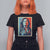 The First But Not The Last T Shirt For Women Madam Harris 2024 USA Portrait Presidential Election TS11 Black Print Your Wear