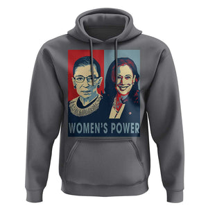 Women's Power Hoodie Ruth Harris Supporter Feminist Women's rights TS11 Charcoal Print Your Wear