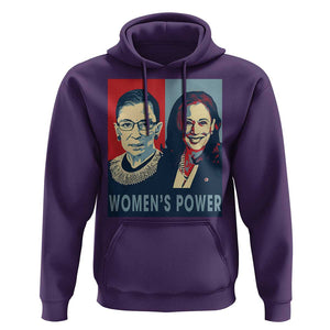 Women's Power Hoodie Ruth Harris Supporter Feminist Women's rights TS11 Purple Print Your Wear