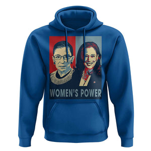 Women's Power Hoodie Ruth Harris Supporter Feminist Women's rights TS11 Royal Blue Print Your Wear