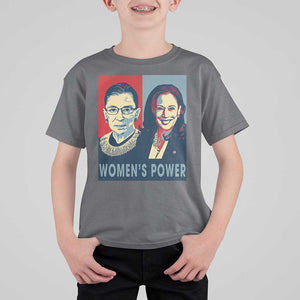 Women's Power T Shirt For Kid Ruth Harris Supporter Feminist Women's rights TS11 Charcoal Print Your Wear