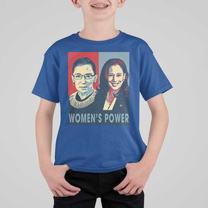 Women's Power T Shirt For Kid Ruth Harris Supporter Feminist Women's rights TS11 Royal Blue Print Your Wear