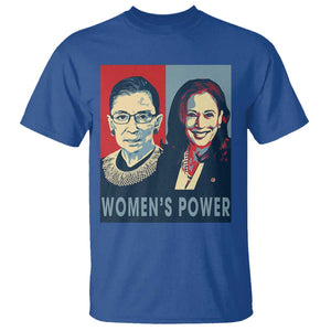 Women's Power T Shirt Ruth Harris Supporter Feminist Women's rights TS11 Royal Blue Print Your Wear