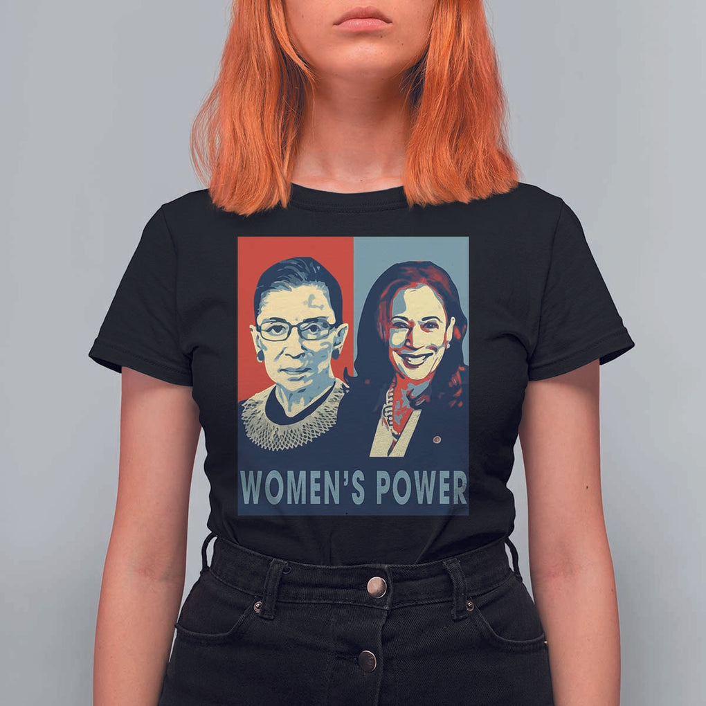 Women's Power T Shirt For Women Ruth Harris Supporter Feminist Women's rights TS11 Black Print Your Wear