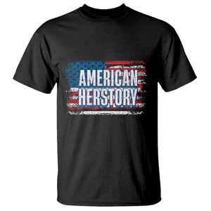 Kamala Harris T Shirt American Herstory History USA Flag Election 2024 TS11 Black Print Your Wear