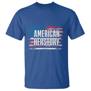 Kamala Harris T Shirt American Herstory History USA Flag Election 2024 TS11 Royal Blue Print Your Wear