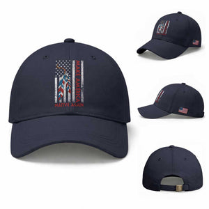 Make America Native Again Baseball Cap Indigenous Peoples Day USA Flag TS11 Baseball Cap Universal Fit Navy Print Your Wear