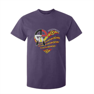 Indigenous Pride Native American Medicine Wheel T Shirt For Kid TS11 Purple Print Your Wear