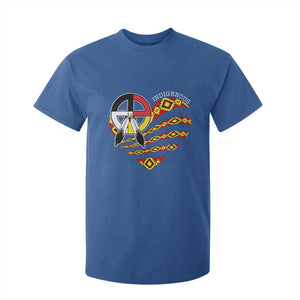 Indigenous Pride Native American Medicine Wheel T Shirt For Kid TS11 Royal Blue Print Your Wear