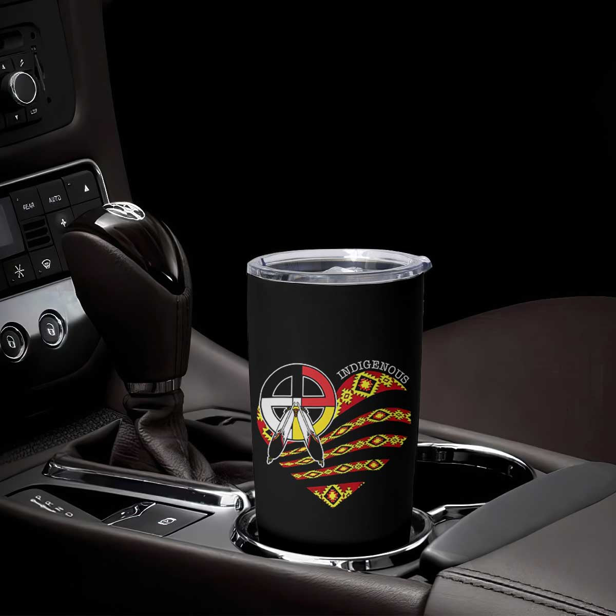 Indigenous Pride Native American Medicine Wheel Tumbler Cup TS11 Print Your Wear