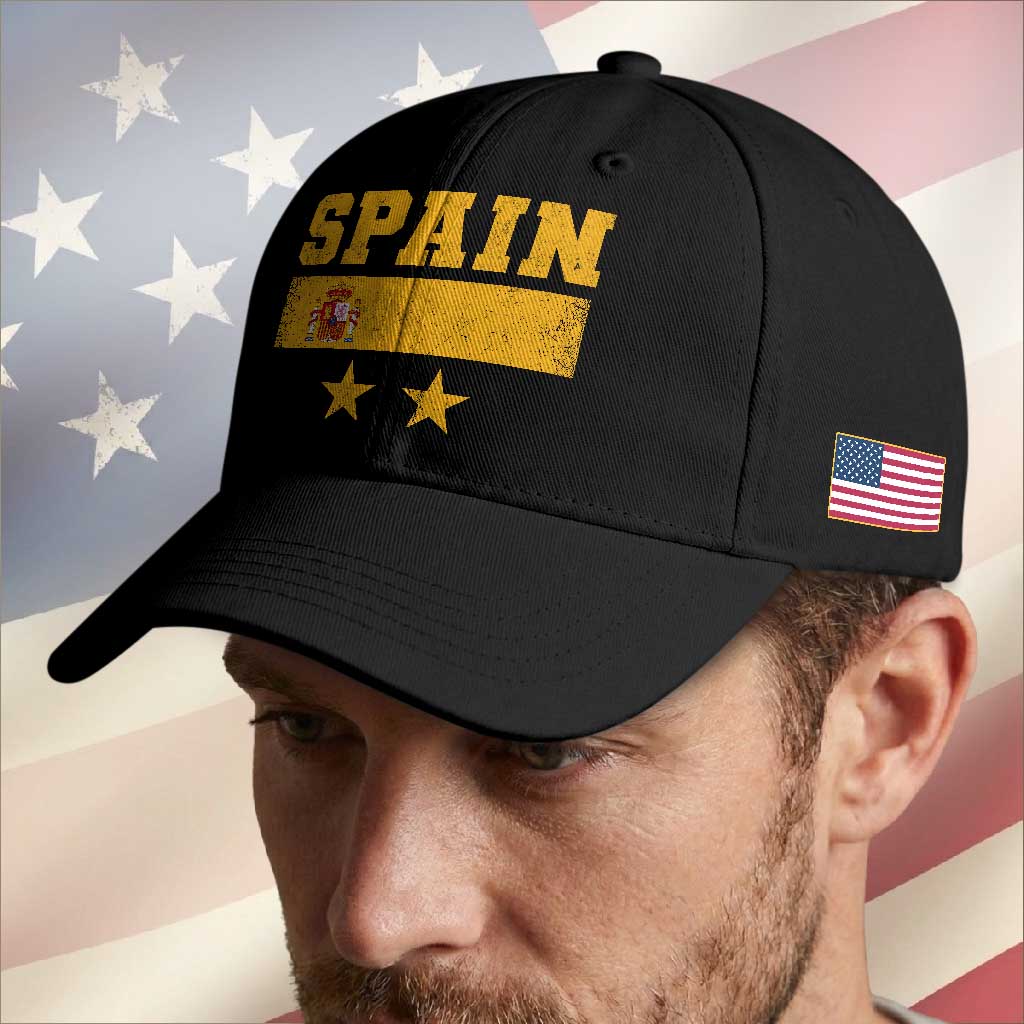 Spain Champions 2026 Second Star Baseball Cap Espana Coat of Arms TS11 Print Your Wear
